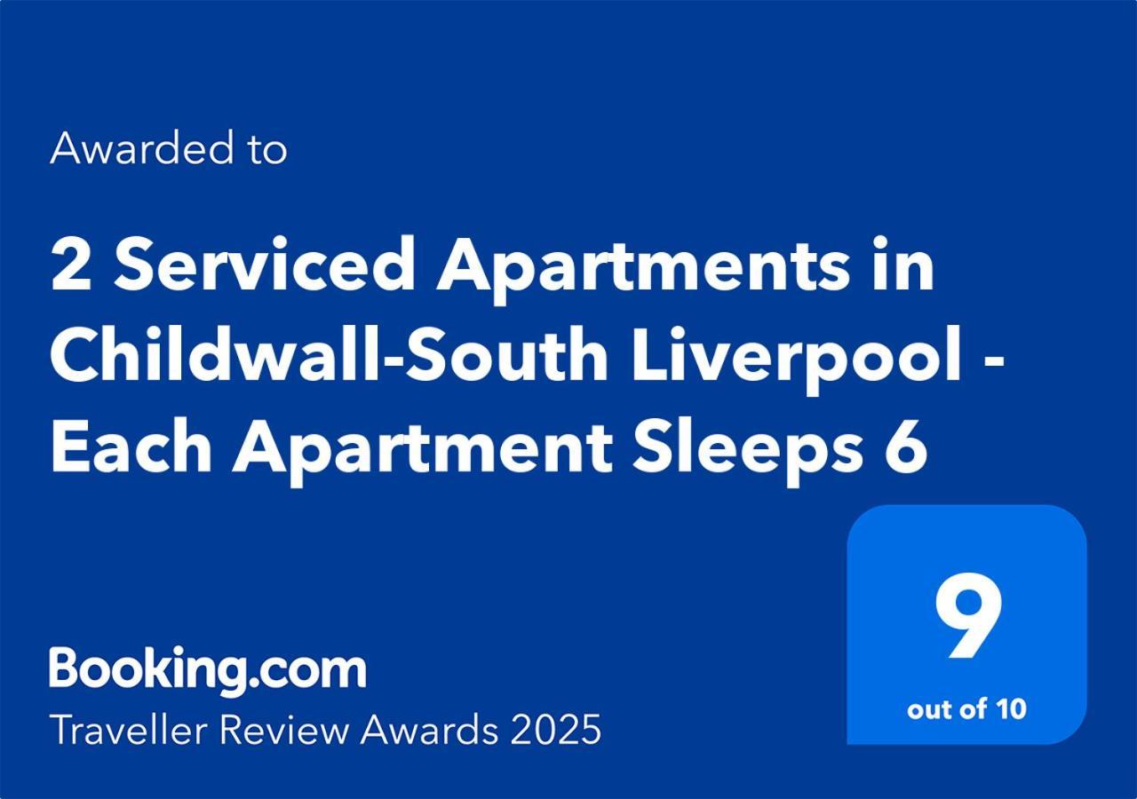 2 Serviced Apartments In Childwall-South Liverpool - Each Apartment Sleeps 6 Екстериор снимка